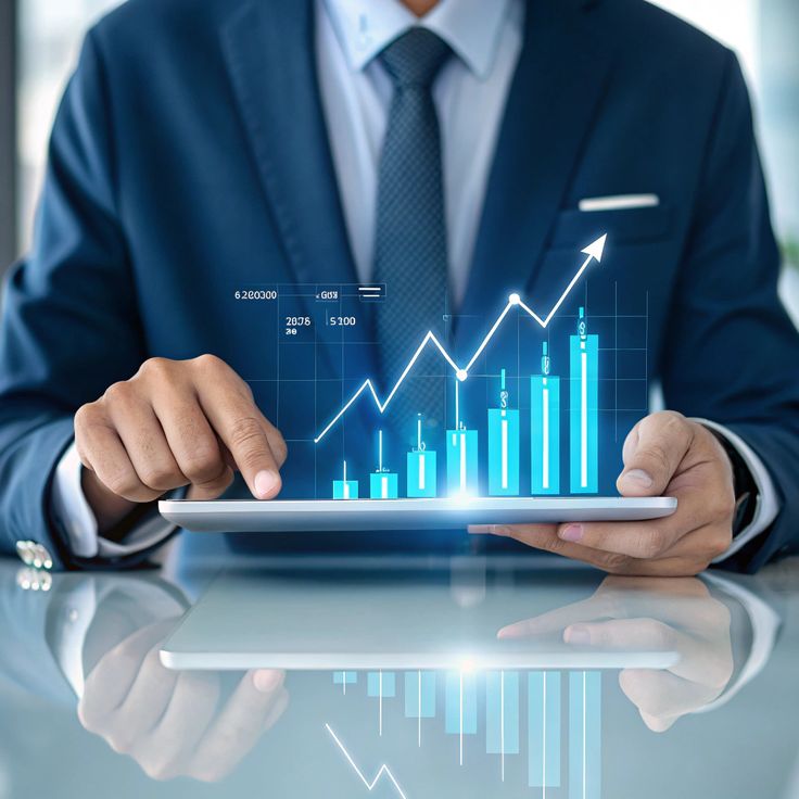 A financial professional and client reviewing financial goals and service options together in a bright office